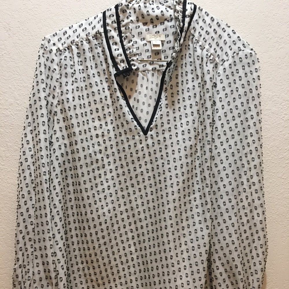 J. Crew peasant top